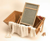 Victorian Washboard and Wooden Tub