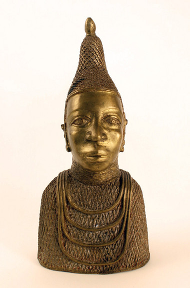 Benin Bronze bust