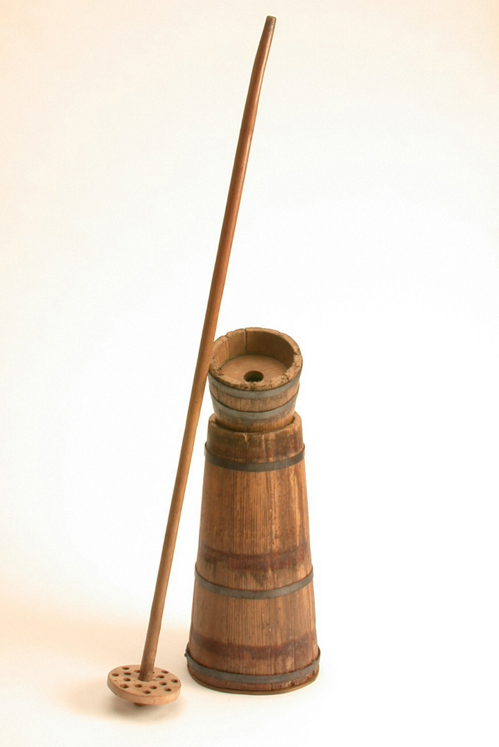 Plunger Butter Churn, Victorian, Original