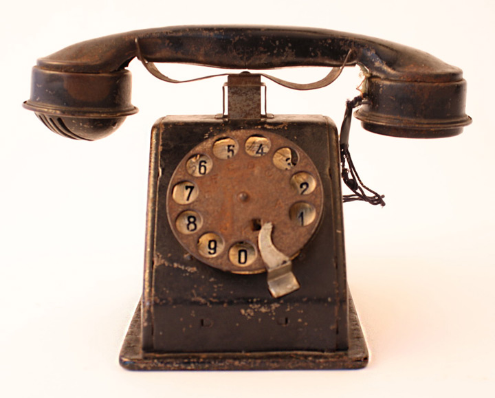 1940s-1950s Tin Dial Phone
