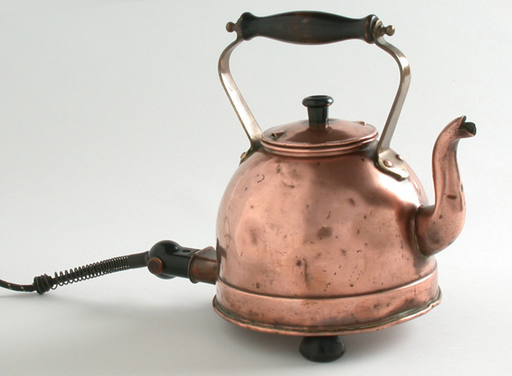 Copper Electric Kettle Early Vintage Tea Water Kettle by Premier