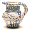 Tudor Puzzle Jug