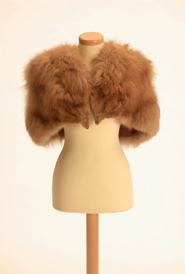 Utility Fur Shoulder Cape