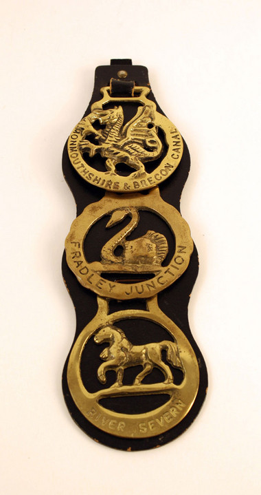 VINTAGE STYLE ENGLISH Shire Horse Brass Hanging Decoration