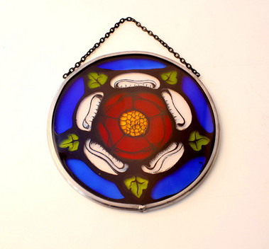 Tudor Rose Stained Glass